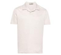 Canali camp-collar cotton polo shirt - Neutrals 54