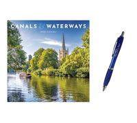 Canals & Waterways Wall Calendar 2026 + EXCLUSIVE LIMITED EDITION PEN