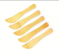 Canape King Disposable Bamboo Knives 50Pcs -100% Natural Eco-Friendly Compostable Reusable Strong Knife Cutlery set (9cm)- Best for Picnic Party (050)
