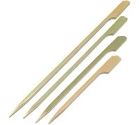 CANAPE KING Paddle Skewers Sticks - 500 Pcs Barbecue Sticks Skewer (9cm) - Perfect for Barbeque Kebabs Burgers Cocktails Buffets Party