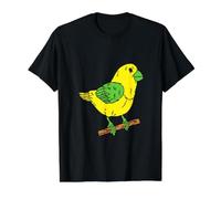 Canary Bird Funny and Colored Value Graphic T-Shirt, Men, Black, L