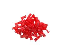 Canary Clip Ring Bird Pigeon Small Parrot Leg Rings Birds Foot Rings Clip Ring Inner Diameter 2.7mm 3mm 4mm 4.5mm 5mm,Red,3mm - 50Pcs