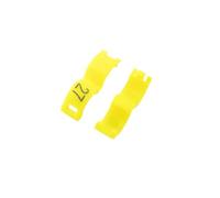 Canary Clip Ring Inner Diameter 2.7mm 3mm 4mm 4.5mm 5mm Bird Pigeon Parrot Leg Rings Small Birds Foot Rings With Number,Yellow,3mm - 20Pcs
