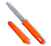 CANARY Corrugated Cardboard Cutter Handsaw with Cover [Dan Chan], Safety Box Cutter Package Opener Tool, Made in Japan, Orange