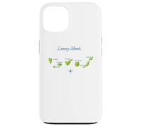 Canary Islands Map Tenerife Gran Canaria La Gomera Lanzarote Case for iPhone 13