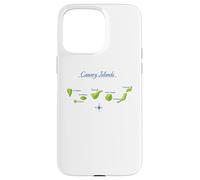 Canary Islands Map Tenerife Gran Canaria La Gomera Lanzarote Case for iPhone 15 Pro Max