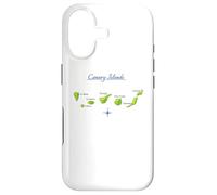Canary Islands Map Tenerife Gran Canaria La Gomera Lanzarote Case for iPhone 17