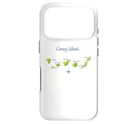 Canary Islands Map Tenerife Gran Canaria La Gomera Lanzarote Case for iPhone 17 Pro