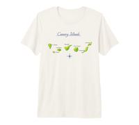 Canary Islands Map Tenerife Gran Canaria La Gomera Lanzarote Premium T-Shirt