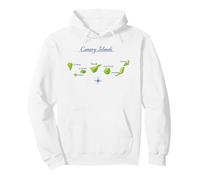 Canary Islands Map Tenerife Gran Canaria La Gomera Lanzarote Pullover Hoodie