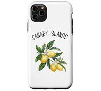 Canary Islands Spain Lemon Art Spanish Fruit Lover Vintage Case for iPhone 11 Pro Max