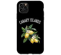 Canary Islands Spain Lemon Art Spanish Fruit Lover Vintage Case for iPhone 11 Pro Max