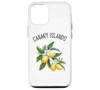 Canary Islands Spain Lemon Art Spanish Fruit Lover Vintage Case for iPhone 12/12 Pro