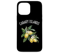 Canary Islands Spain Lemon Art Spanish Fruit Lover Vintage Case for iPhone 13 Pro Max