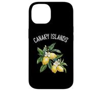 Canary Islands Spain Lemon Art Spanish Fruit Lover Vintage Case for iPhone 14