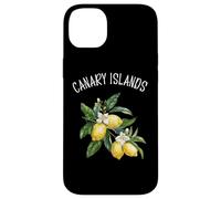 Canary Islands Spain Lemon Art Spanish Fruit Lover Vintage Case for iPhone 14 Plus