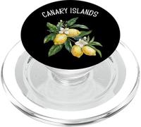 Canary Islands Spain Lemon Art Spanish Fruit Lover Vintage PopSockets PopGrip for MagSafe