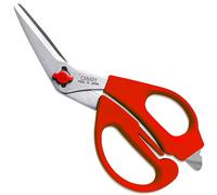 CANARY Japanese Kitchen Scissors Heavy Duty Come Apart Blade, Dishwasher Safe All Purpose Detachable Kitchen Shears, Made in Japan, Rust Proof Japanese Stainless Steel, Red