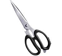 CANARY Japanese Kitchen Scissors Heavy Duty Long Blade 24cm - Dishwasher Safe & Come Apart Blade - All Purpose Large Kitchen Shears with Sharp Serrated Japanese Stainless Steel Blade - Made in Japan