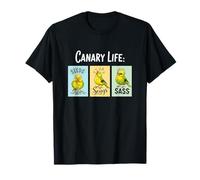 Canary Life Seeds Songs Sass Funny Bird Humor T-Shirt