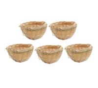 Canary Nest Handcrafted Birdhouse Birds Hatching Breeding Cave Hanging Bird Bamboo Nest Outdoor Hut Birdhouse Bird Natural