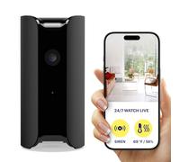 Canary Pro Indoor Home Security Camera 1080p HD WiFi IP | 24/7 Watch Live Video, Siren, Climate Monitor, Motion Alerts, Two-Way Talk, Night Vision, 10x Zoom, Private Mode, Works with Alexa and more