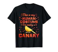 Canary This is my Human Costume Canary Bird lover Canaries T-Shirt