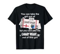 Canary Wharf Boarding Pass - Canary Wharf Girl -Canary Wharf T-Shirt