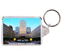 Canary Wharf - London - Double Sided Large Keyring Gift/Present/Souvenir BBSK1670
