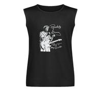 Canary Yellow Virgil Abloh Think Outside The Box Mens Sleeveless T-Shirt Casual Cotton Unisex Black Vest Tank Tees Tops L