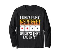 Canasta Card Game Design for A Canasta Player Long Sleeve T-Shirt