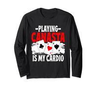 Canasta Card Game Design for A Canasta Player Long Sleeve T-Shirt