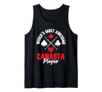 Canasta Card Game Design for A Canasta Player Tank Top