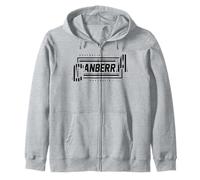 Canberra Australian Capital City Famous Australian Landmarks Zip Hoodie