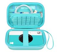 Canboc Carrying Case Compatible with KODAK Printomatic Digital Instant Print Camera, Zipper Mesh Pocket fit Photo Paper and Cable, Green (Case Only)