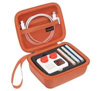 Canboc Carrying Case Compatible with Yoto Mini Bluetooth Travel Audio & Music Player, Hard Bag fit Speaker Plays Audiobook Cards and Cable, Orange (Case Only)