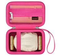 Canboc Carrying Case for Canon PowerShot V1 Hybrid Camera, V1 Point and Shoot 4K Video Vlogging Camera Bag, Mesh Pocket fits USB Cable, Rosered(Case Only)