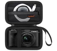 Canboc Carrying Case for Canon PowerShot V1 Hybrid Digital Camera, Point and Shoot 4K Video Vlogging Camera Bag, Zipper Mesh Pocket fits USB Cable, Batteries, Black(Case Only)