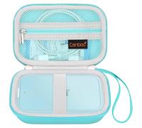 Canboc Carrying Case for Canon Zoemini 2/ Canon Zoemini/Ivy 2 Portable Mini Photo Printer, Mesh Bag fit Photo Paper and Cable, Mint Green+Mint Green