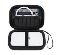 Canboc Carrying Case for Canon Zoemini 2 Compact Portable Photo Printer, Zipper Mesh Bag fit Photo Paper Cable, Black+Black