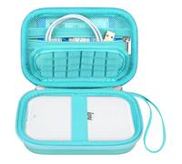 Canboc Carrying Case for Canon Zoemini 2 Compact Portable Photo Printer, Zipper Mesh Bag fit Photo Paper Cable, Green+Green