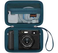 Canboc Carrying Case for Fujifilm X100VI/ X100V/ X100F/ X100S Digital Camera, Zipper Mesh Pocket fit USB Cable, Blue (Case Only)