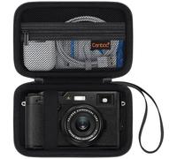 Canboc Carrying Case for Fujifilm X100VI/ X100V/ X100F/ X100S/ X-E5 Digital Camera, Zipper Mesh Pocket fit USB Cable, Black (Case Only)
