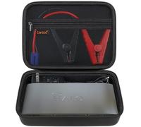 Canboc Carrying Case for Halo Bolt 58830/57720/44400/ACDC Max 55500 mWh Portable Car Jump Starter, Phone Laptop Charger Power Bank Holder for Jumper Cable, AC Wall Charger, Black