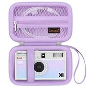 Canboc Carrying Case for Kodak EKTAR H35/ H35N/ Kodak Snapic A1 Film Camera, H35/ Snapic A1 Film Camera Bag, Zipper Mesh Pocket fits Film, Batteries, USB Cable, Purple (Case Only)