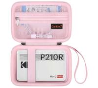 Canboc Carrying Case for Kodak Mini 2 Retro 4PASS Portable Photo Printer/Kodak Mini Shot 2 Retro 4PASS 2-in-1 Instant Digital Camera, Mesh Bag fits Photo Paper and Cable, Pink