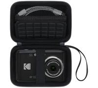 Canboc Carrying Case for Kodak PIXPRO FZ45/ FZ55 16MP Digital Camera, FZ45 Video Vlogging Camera Bag, Mesh Pocket fit Cable, SD Card, Black (Case Only)