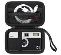 Canboc Carrying Travel Case for KODAK EKTAR H35/ H35N/ M35/ F9/ M38 Half Frame Film Camera, Point and Shoot Camera Bag, Zipper Mesh Pocket fits Film, Batteries, USB Cable, Black (Case Only)