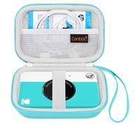 Canboc Hard Carrying Case for Kodak Printomatic Digital Instant Print Camera, Mesh Bag fit Photo Paper, Cable, Mint Green