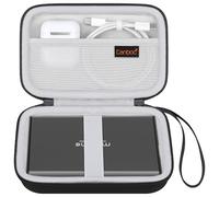 Canboc Hard Carrying Case for Maxone 250GB 320GB 500GB 1TB 2TB Ultra Slim Portable External Hard Drive HDD USB 3.0, Mesh Pocket fits Dongle, Flash Drives, USB Cable, SD Card, Black